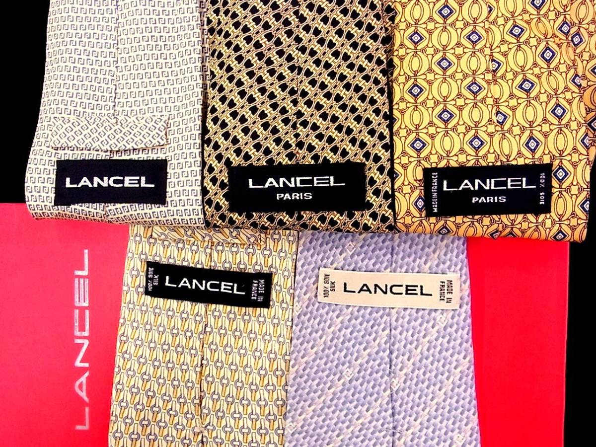  wholesale price #5ps.@ all same one brand necktie set #N6865# Lancel [LANCEL] 5ps.@ summarize .#