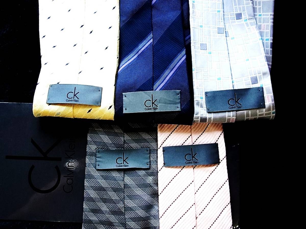  wholesale price #5ps.@ all same one brand necktie set #N6517# [Ck ALLg letter g] Calvin Klein 5ps.@ summarize .#