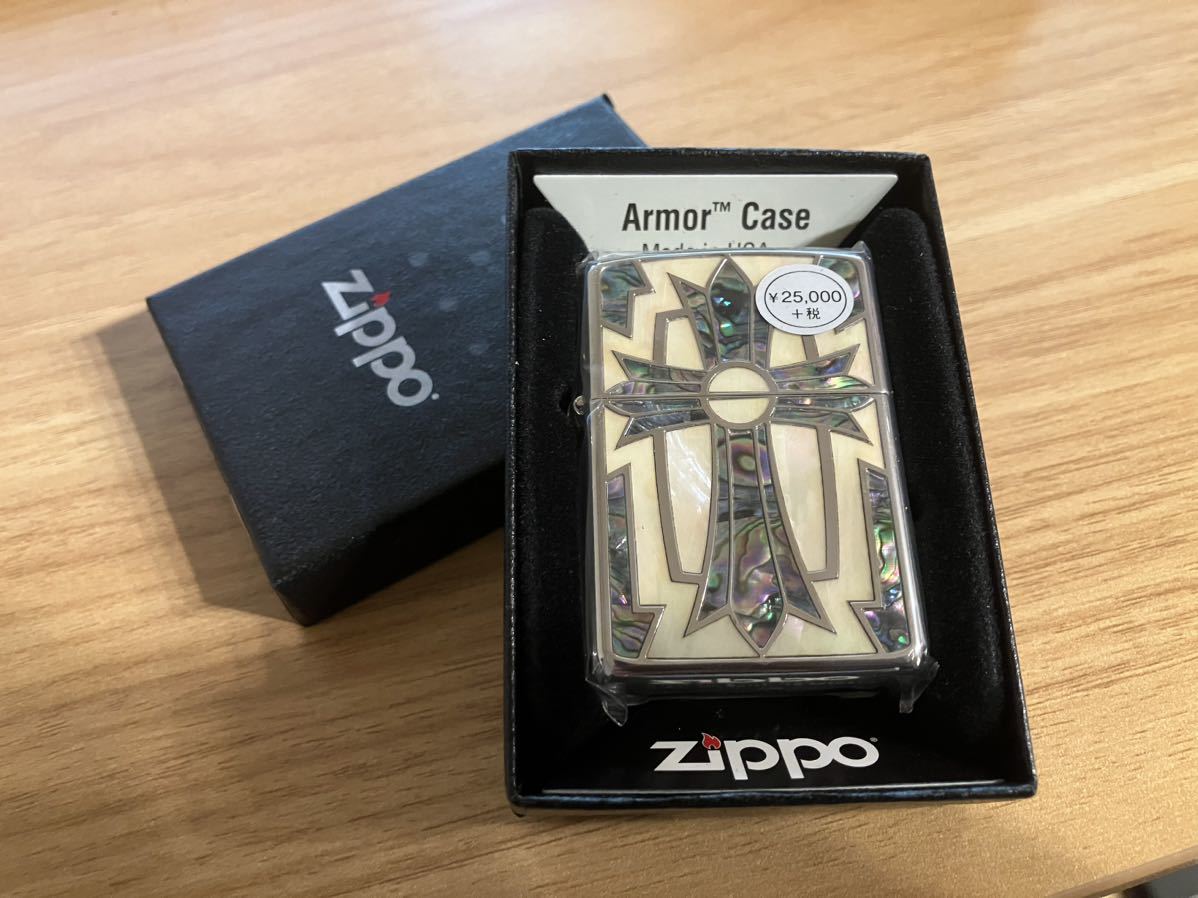 ZIPPO アーマー ジッポー ライター シェルクロス 十字架 正規品