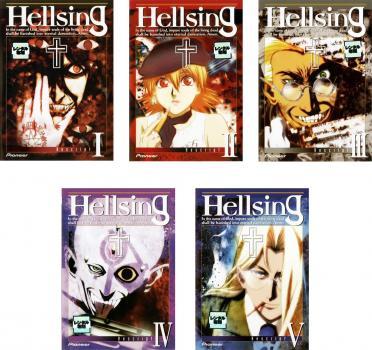 Hellsing ヘルシング 全5枚 Rescript 1、2、3、4、5 レンタル落ち 全巻セット 中古 DVDの画像1