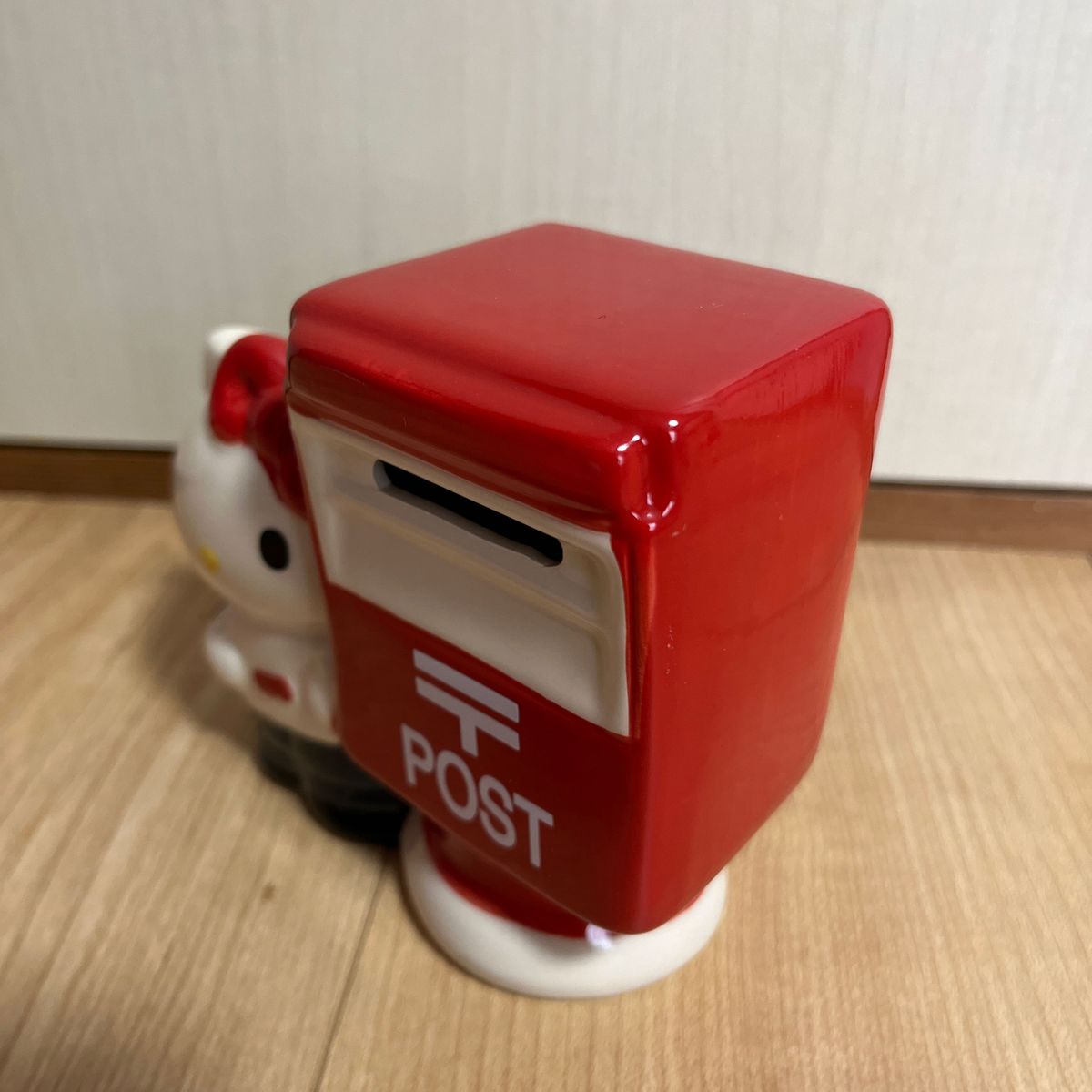 【郵便局限定 非売品】ハローキテイ ポスト型貯金箱