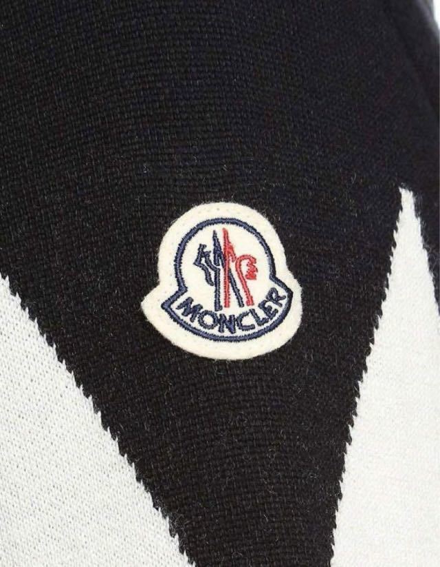 ★定価 161,700円★ 現行モデル 最新作 MONCLER MAGLIA CARDIGAN TRICOT ブラック ニット カーディガン Ｍ　ダウンジャケット スウェット_画像4