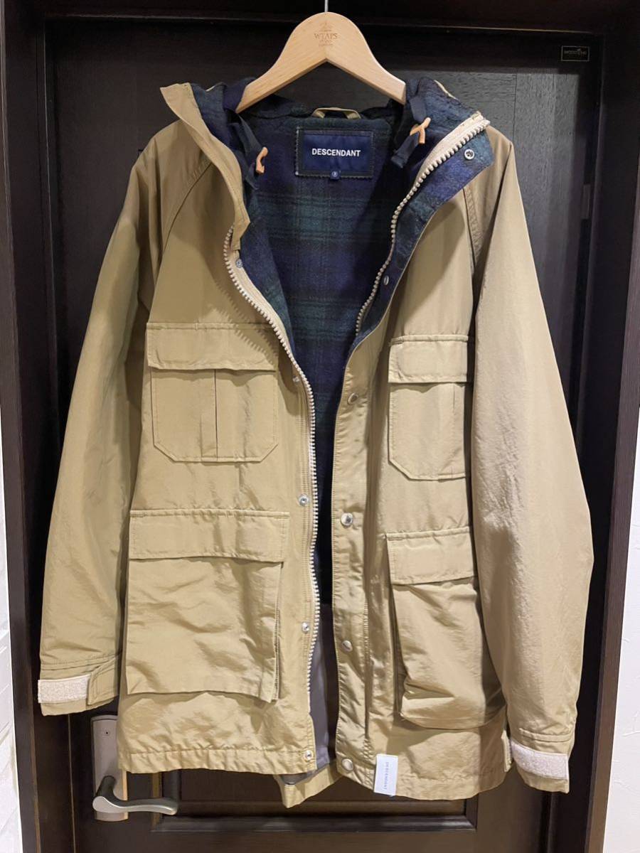 L DESCENDANT/BROOK 60/40 JACKET BEIGE 3/202WVDS-JKM03 ディセンダント ブルック マウンテンパーカー ジャケット WTAPS ダブルタップス_画像1