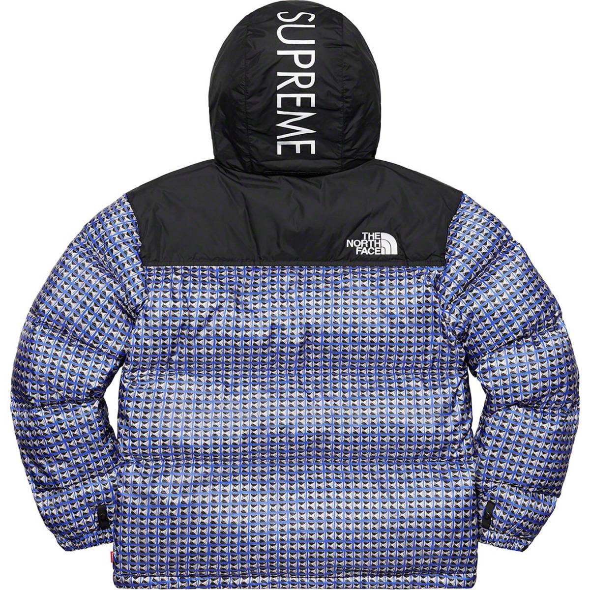 新品未開封 Supreme The North Face Studded Nuptse Jacket Royal 21SS 青 BLUE ノースフェイス スタッズ ヌプシ ジャケット_画像3