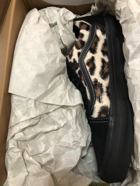 新品未開封品 SUPREME VANS Leopard Old Skool Black 23FW