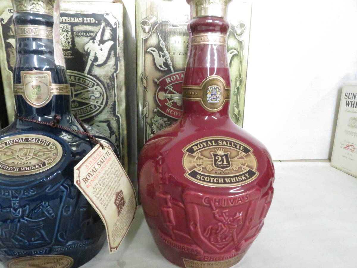 ☆☆未開栓　古酒　ROYAL SALUTE ロイヤル サルート SCOTCH WHISKY スコッチウイスキー 21年　６本まとめて 700ml 40% _画像8