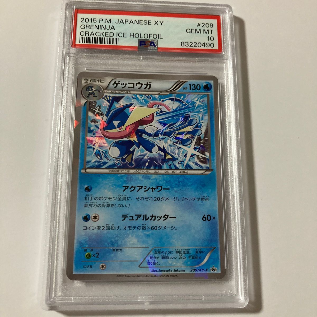 psa10 ゲッコウガ ミラー 連番 psa10 ゲッコウガ ミラー THE BEST OF XY 連番セット