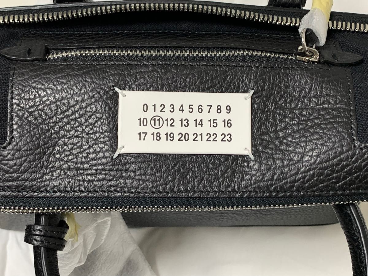 新品《 Maison Margiela 》5AC ミディアム / マルジェラ ハンドバッグ ショルダーバッグ レザー ブラック