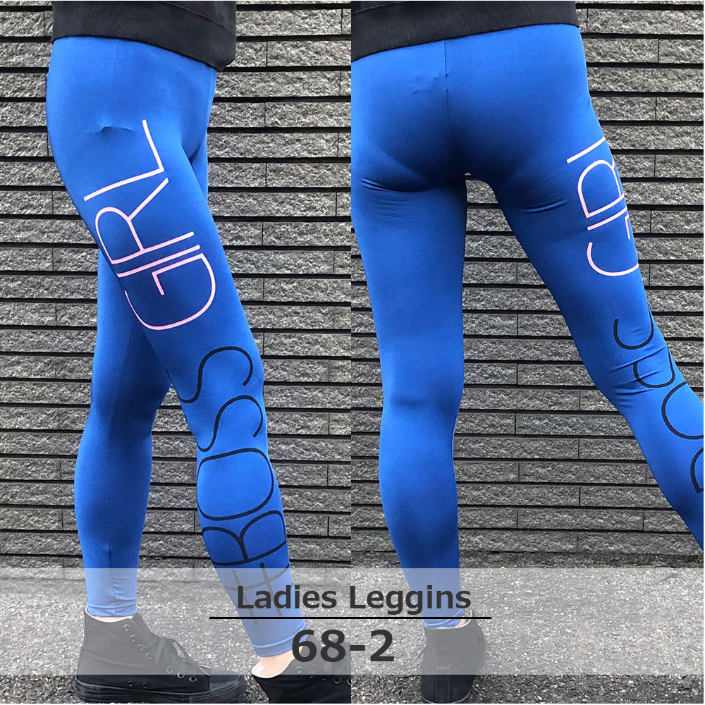  lady's leggings spats No.68 S size blues Poe tsu spats yoga Jim speed .