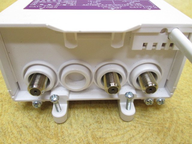 未使用 日本アンテナ 双方向CATV増幅器 SRB3020DG ブースター 2個セット AC100V 4.7W DC15V 0.15A CATV/UHF 3_画像3