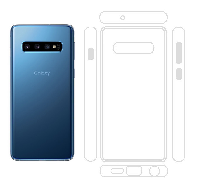 Galaxy S10 SC-03L SCV41 透明 ソフト TPU ケース_画像1