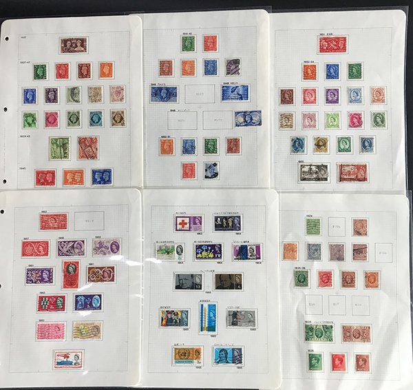 [32867]日本切手である程度の水準のコレクションを作った収集家（故人）の外国切手リーフ全て。 主にボストーク_画像2