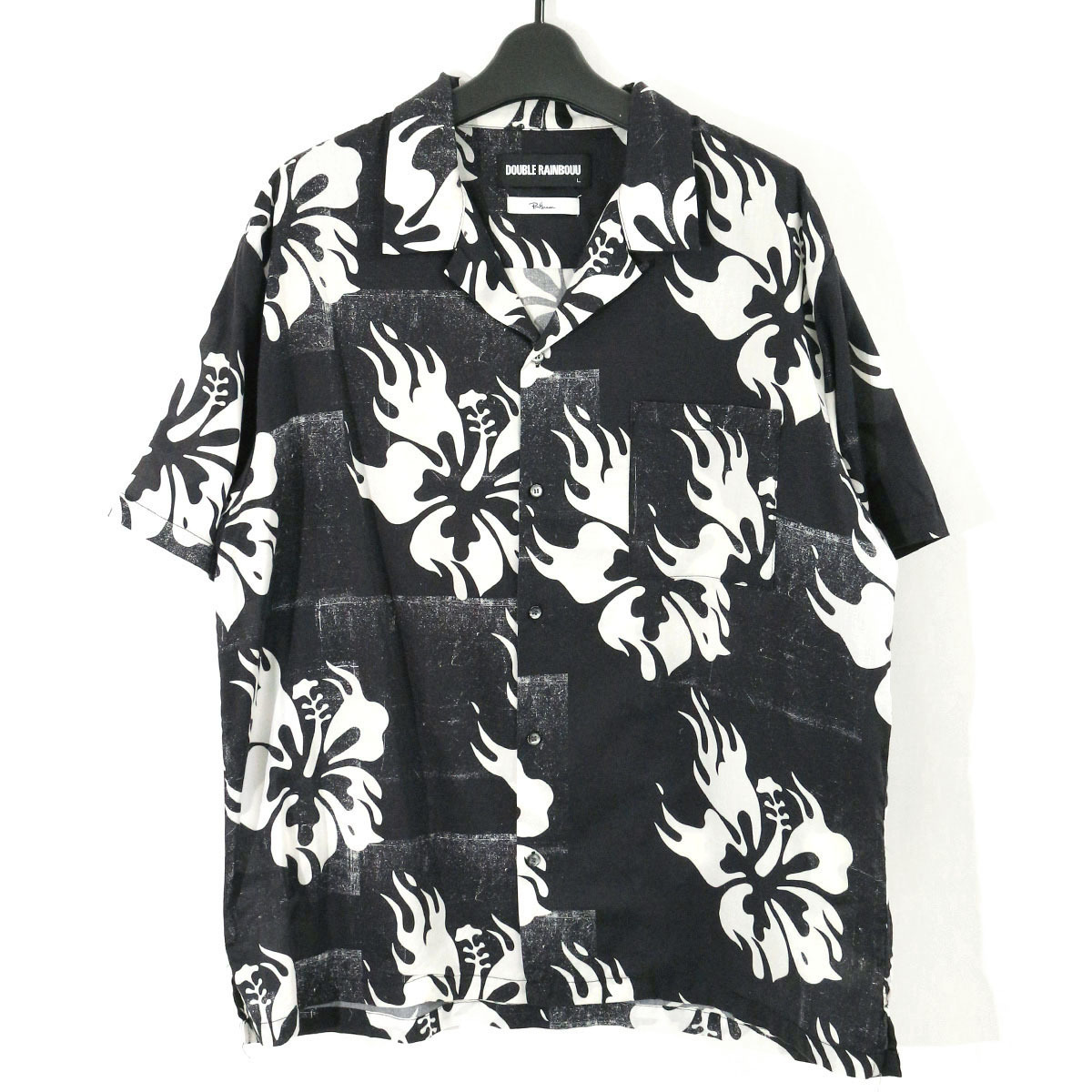 DOUBLE RAINBOUU for Ron Herman 定価22,000円 22SS Graphic Shirt グラフィックシャツ L ダブルレインボー フォー ロンハーマン