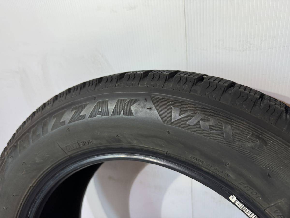 A124 2019製 ブリヂストン VRX2 185/60R15 スタッドレスタイヤ 4本　7分山_画像7