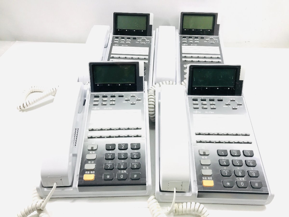 4 pcs. set Fujitsu SS-170A IP telephone SIP telephone machine 