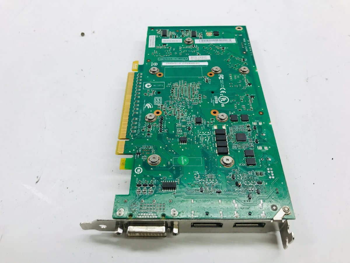 中古動作品　NVIDIA Quadro FX 1800 PCI Express モニタ端子:DVI-I x1 DisplayPort x2_画像2