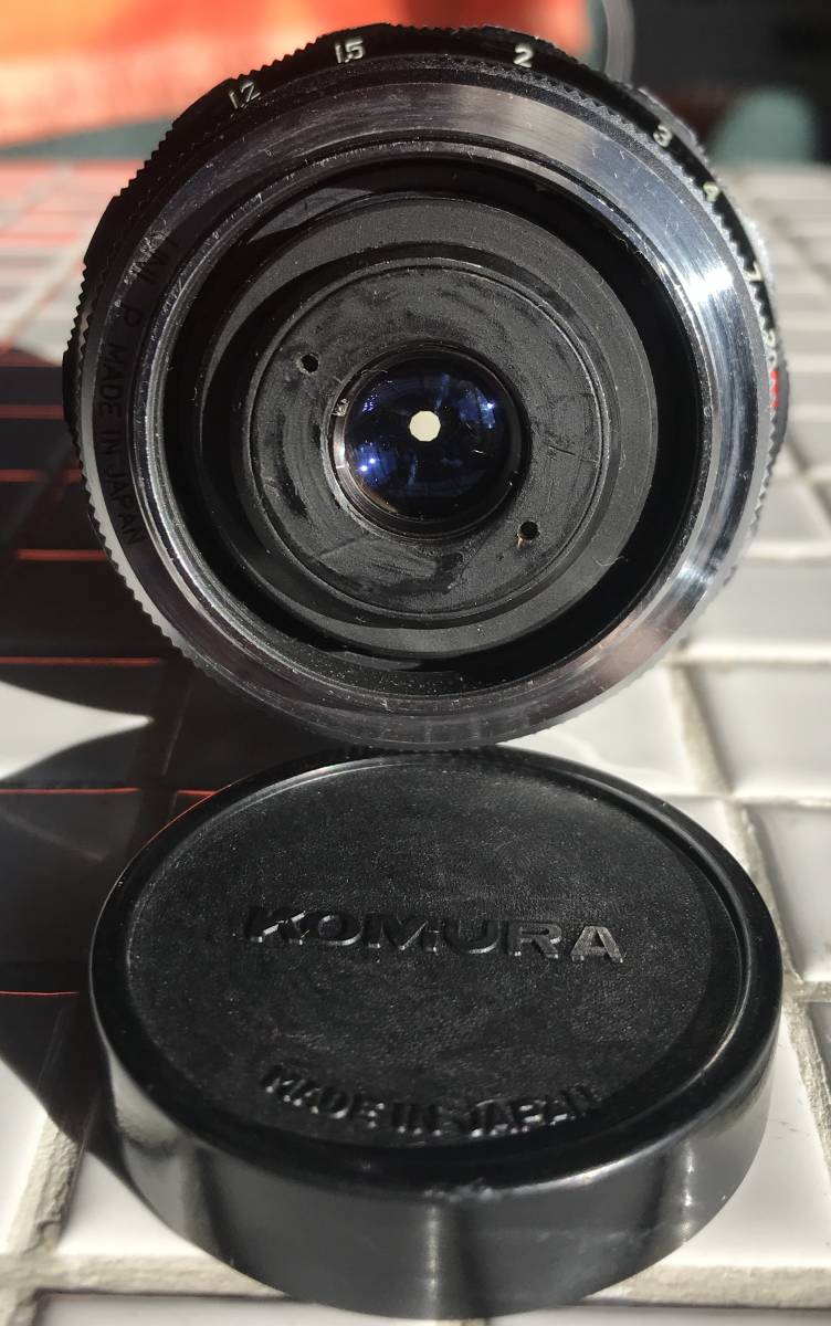 コムラー W-KOMURA 28mm F3.5 三協光機 1963年 ユニマウント KOMURA 6群6枚 フィルター径55mm 一眼レフ 交換レンズ オールドレンズ_画像7