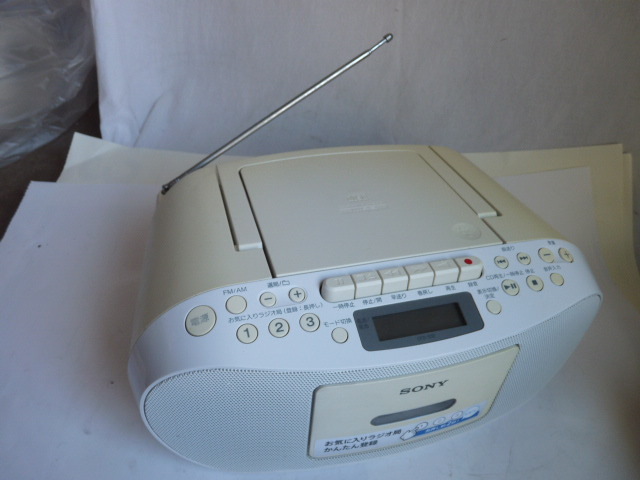ソニー CDラジオカセットレコーダー ◆CFD-S50 2013年 パーソナルオーディオシステム_画像1