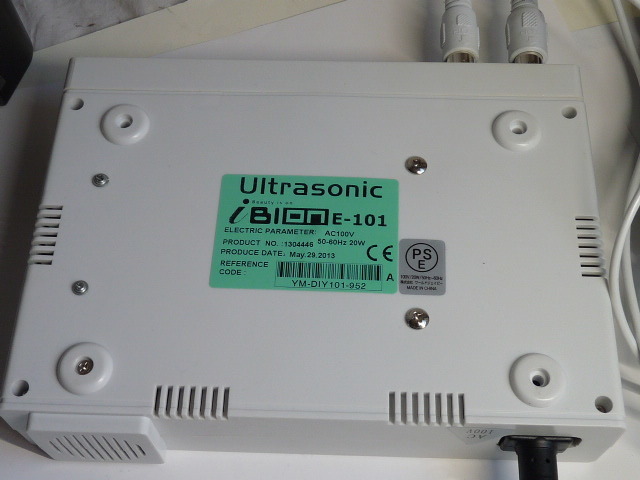 業務用 エステ 美顔器、Ultrasonic IBION E-101 ◆ワールドジェイビー アイビオン フェイスケア _画像8