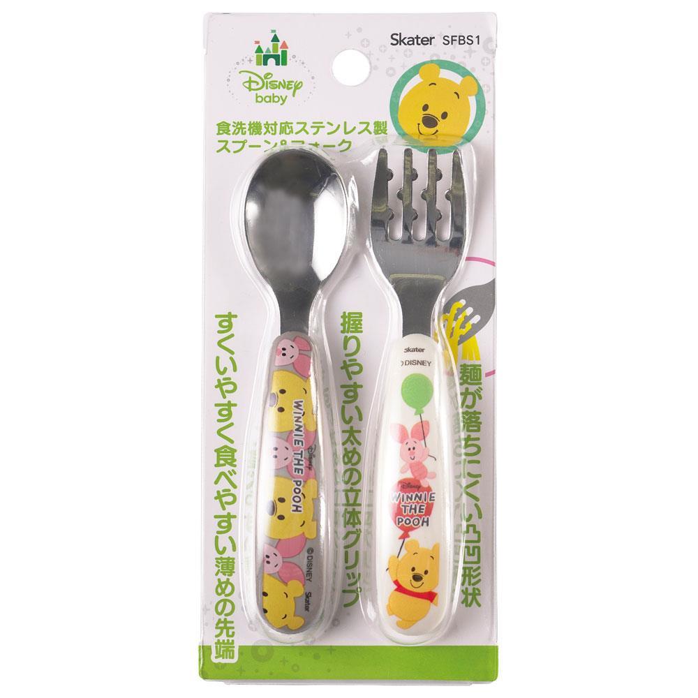  Winnie The Pooh made of stainless steel spoon & Fork dishwasher correspondence baby baby child child Kids character ske-ta-