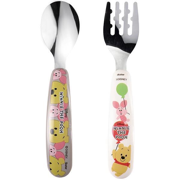  Winnie The Pooh made of stainless steel spoon & Fork dishwasher correspondence baby baby child child Kids character ske-ta-