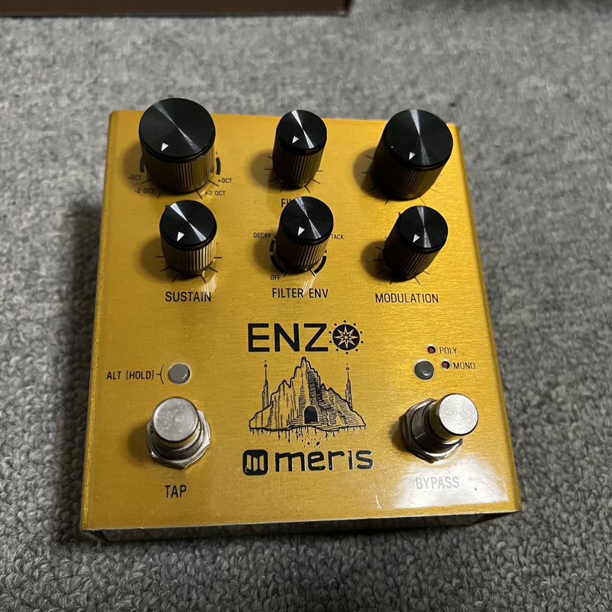 Meris Enzo メリス エフェクター マルチボイス シンセサイザー ピッチシフター リングモジュレーター ディレイ エレキギター エレキベースの画像2