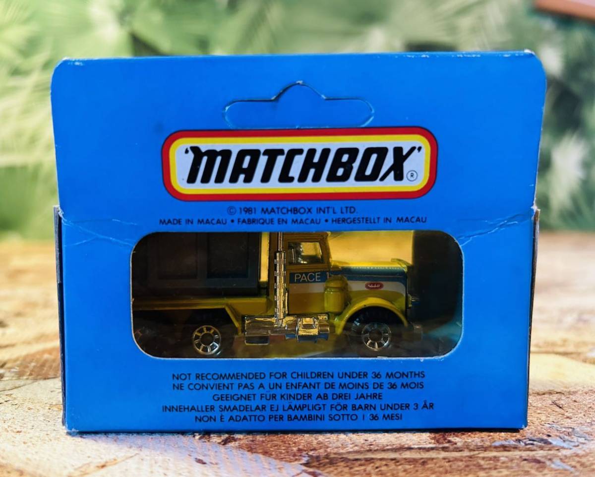 80' vintage MATCHBOX MB23 TIPPER TRUCK◇ビンテージマッチボックスミニカー◆ダンプカー◇MADE IN MACAU◆当時マカオ製昭和レトロ◆レア_画像2