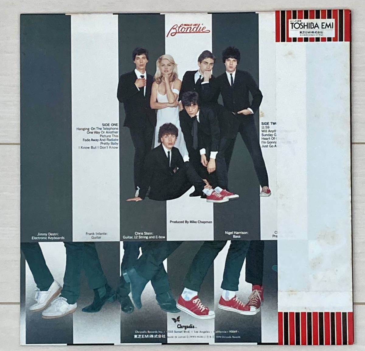 帯付 Blondie Parallel Lines ブロンディ 恋の平行線 LP レコード_画像2