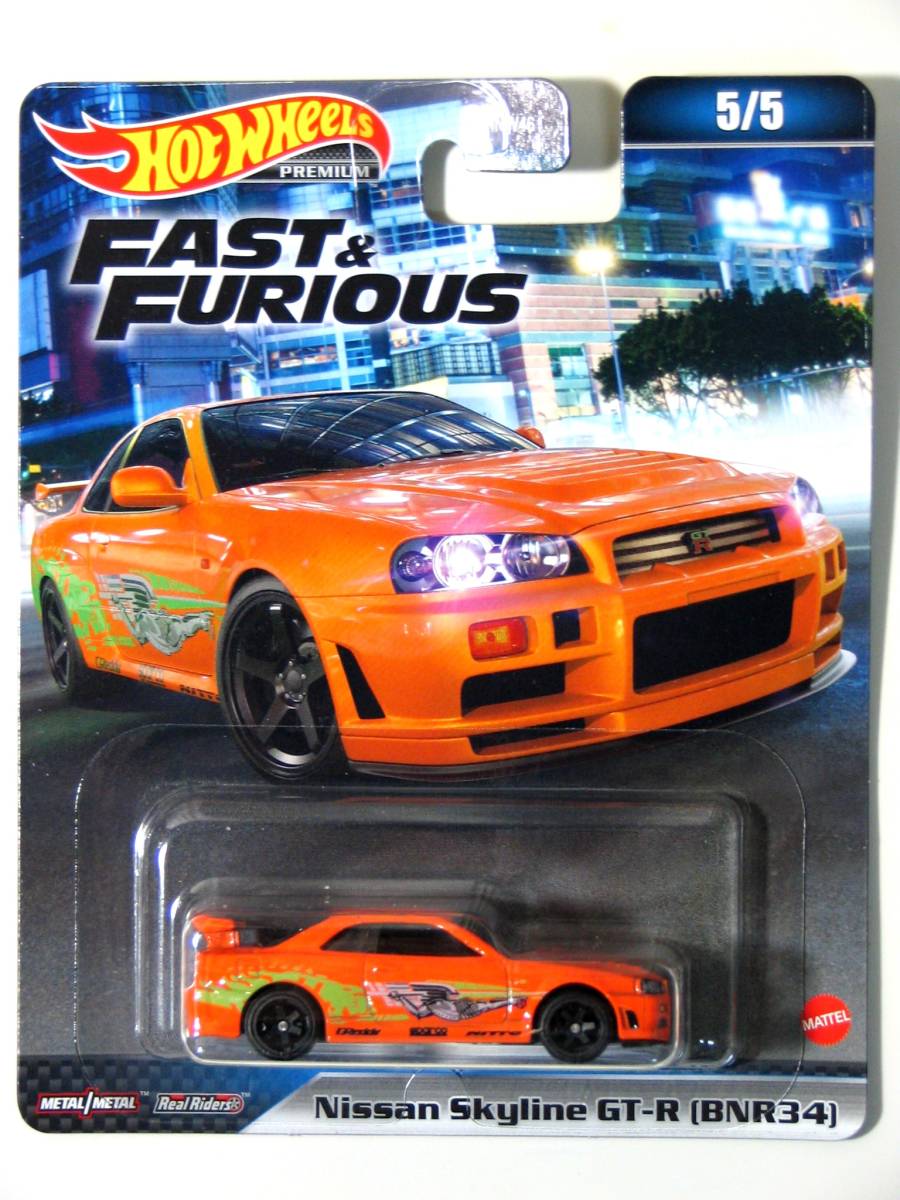 ホットウィール　ホットホイール　hot　wheels　ブールバード　BNR34　R35　スカイライン　GT-R　シルエット ワイルドスピード_画像4