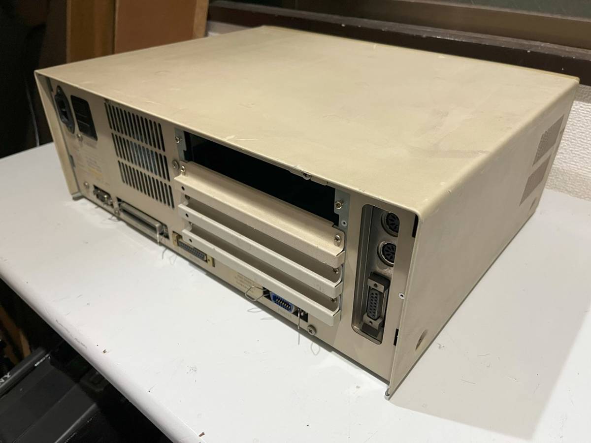 NEC PC-9801VM2　PC-KD854　パソコン　PC-98　レトロ　モニター動作しました_画像5