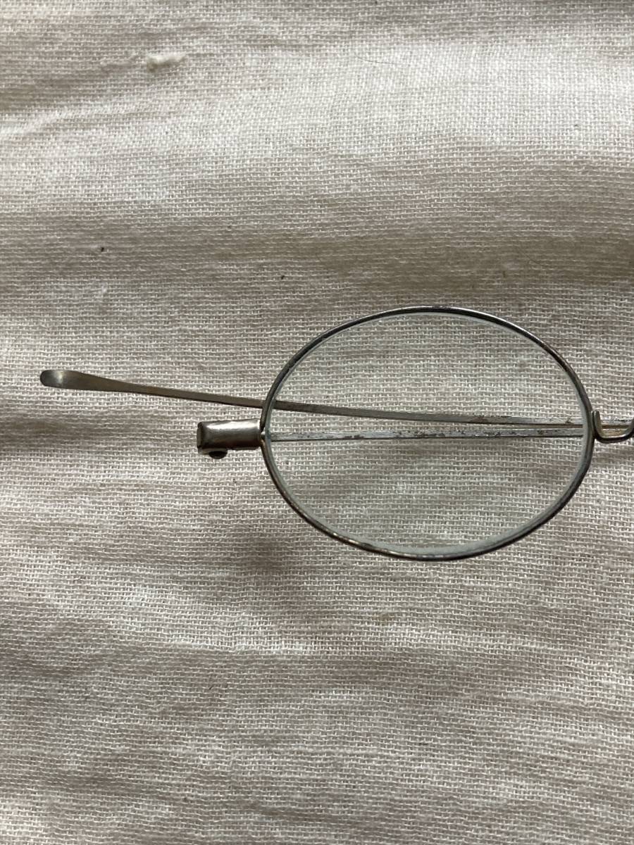 アンティーク ビンテージ メガネ 眼鏡 フレーム（スチール アールデコ ボシュロム アメリカンオプティカル 戦前 職人 1800s 1900s）_画像2