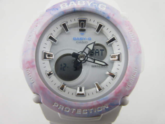 k70605-ap [送料650円]中古◇CASIO BABY-G カシオ ベビージー ベビーG BGA-270M アナデジ クォーツ レディース 腕時計 [154-231210]_画像1