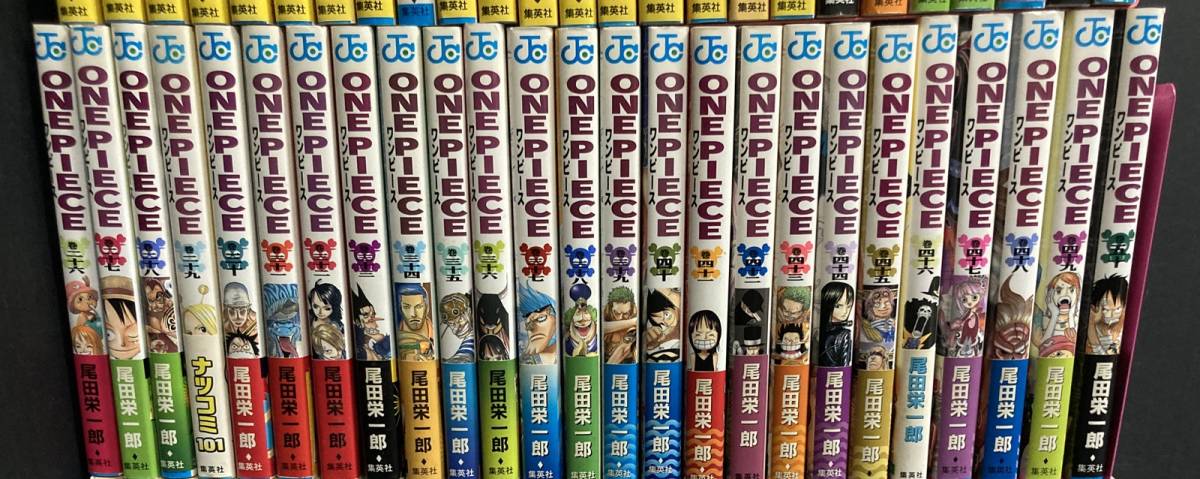 □【本】未完結 コミック ワンピース ONE PIECE 1～107巻 まとめセット