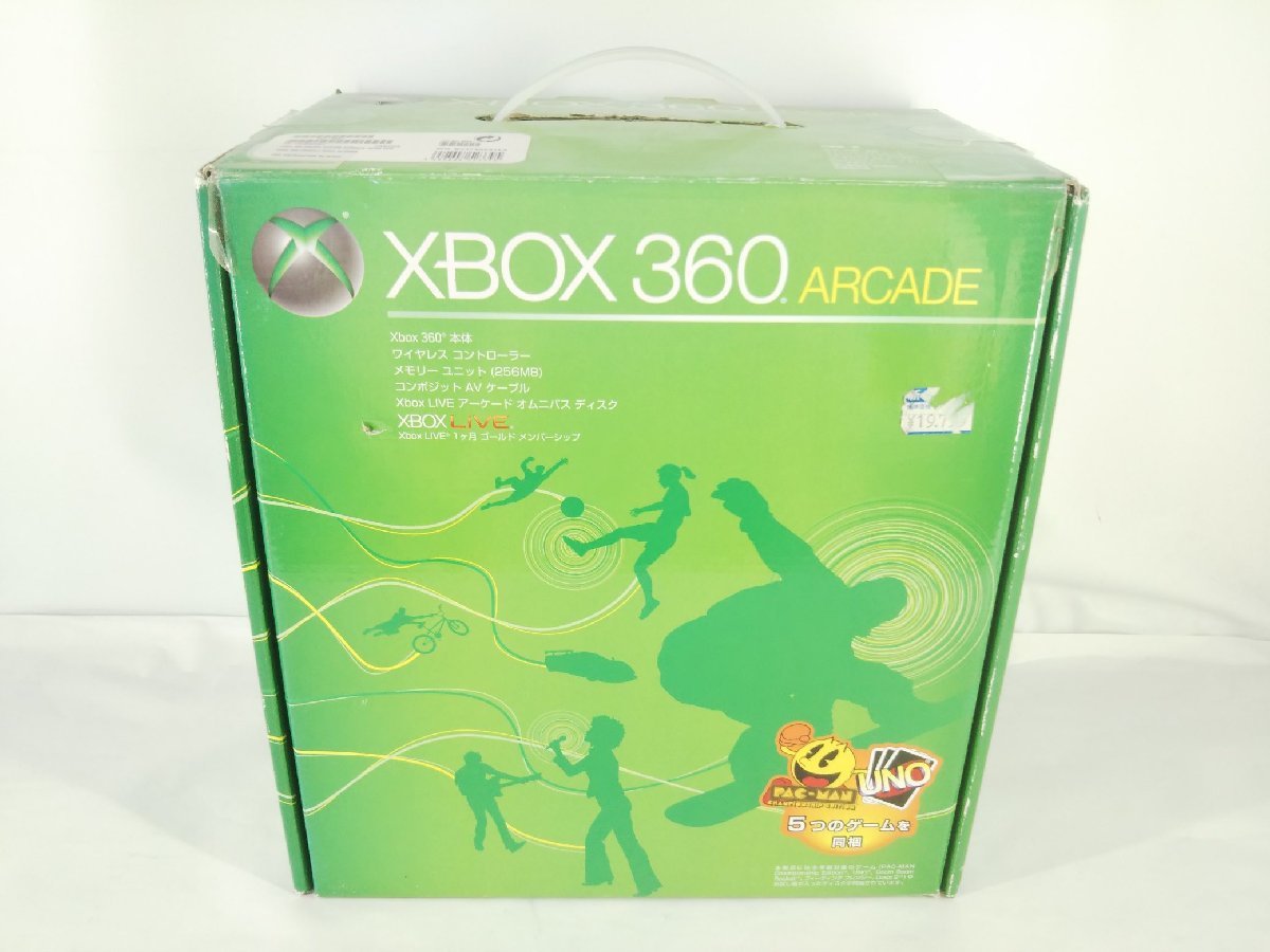 XBOX 360 ARCADE 本体 中古現状品【1円スタート】_画像1