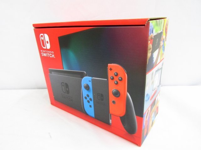 【半額】 Nintendo Switch 本体 新型モデル Joy-Con(L)ネオンブルー/(R)ネオンレッド 未使用品 ◆3398 ニンテンドースイッチ本体