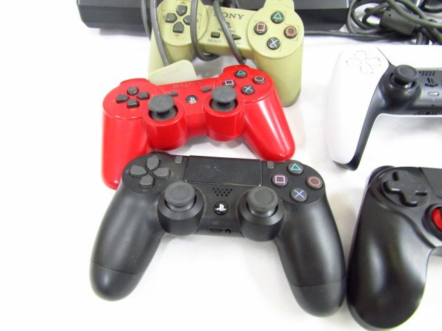 PlayStation 1、2、3，4，5 釣りコン beatmania Xbox コントローラー SONY 13個 まとめ セット ジャンク品 ◆3718_画像3