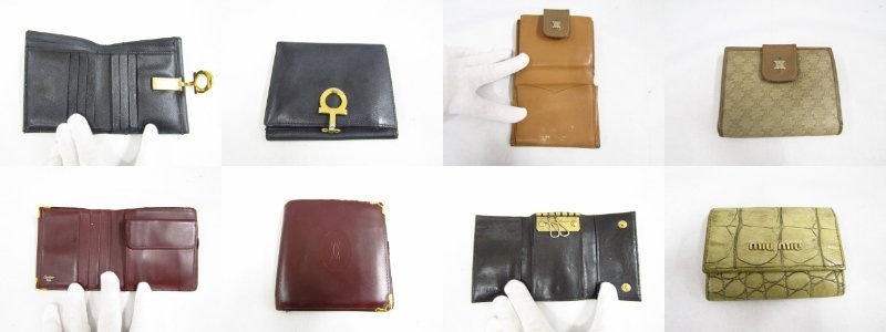 GUCCI COACH LOUIS VUITTON PRADA Dior miumiu グッチ コーチ ルイヴィトン プラダ 財布 鞄 他 35点 まとめ売り 大量 ジャンク品 ◆3631_画像3