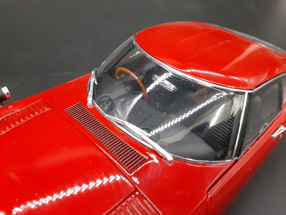 ta1203/14/35 中古品 TOYOTA 2000GT EBBRO Premium Collection 1/24 red_画像7