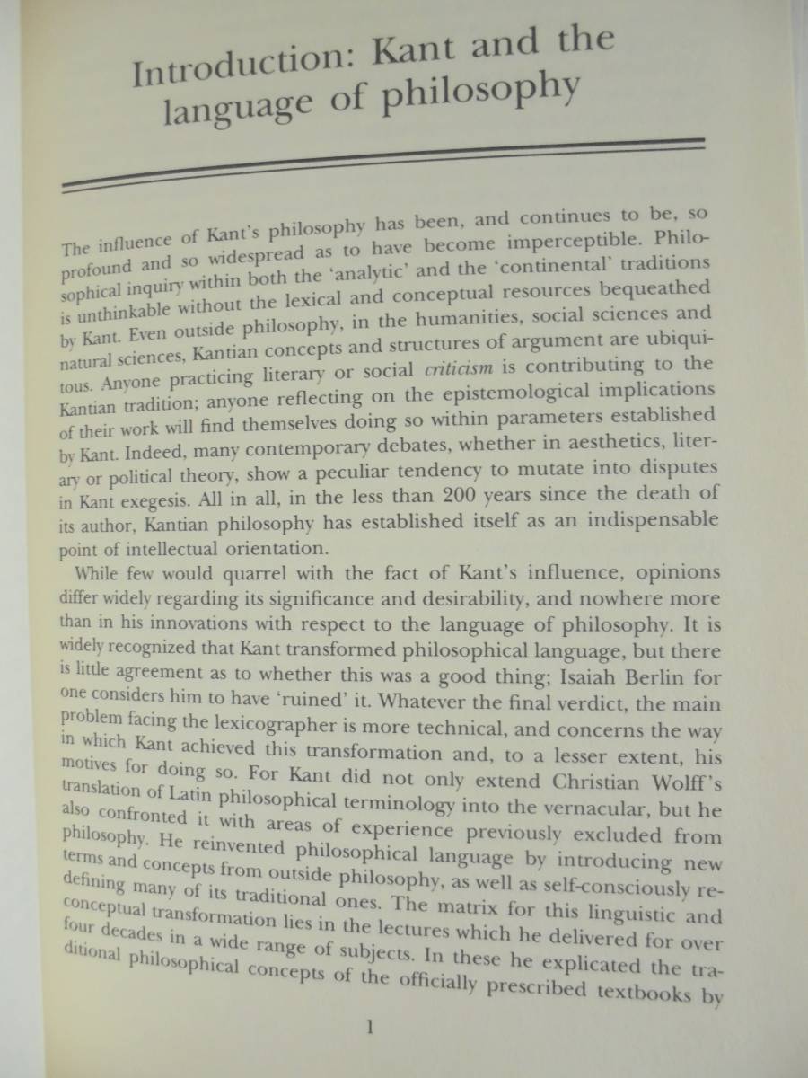 カント「A Kant Dictionary (Blackwell Philosopher Dictionaries)」Howard Caygill哲学洋書 英語 219の画像3