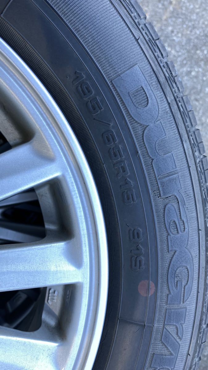 トヨタ純正 ノア 80系タイヤアルミホイール ガリキズ無し 195/65r15 グッドイヤー ４本 ボクシー エスクァイア等に_画像7