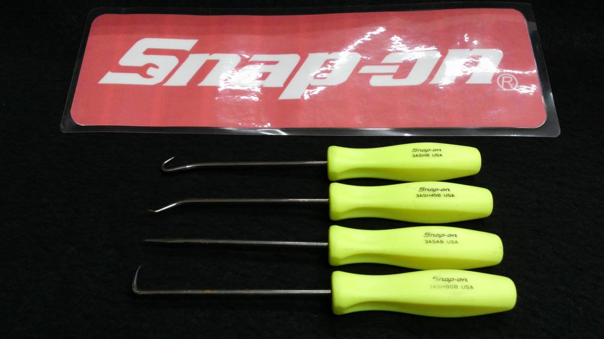 ＜21125 ＞　スナップオン　 Snap-on　ピックツール　3ASH　4本セット　USA_画像1