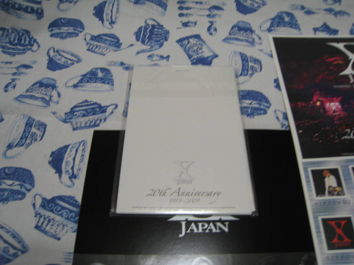☆X-JAPAN 20th Anniversaryフレーム切手セット＆DVDケースカバー☆未使用_ポストカードの裏面
