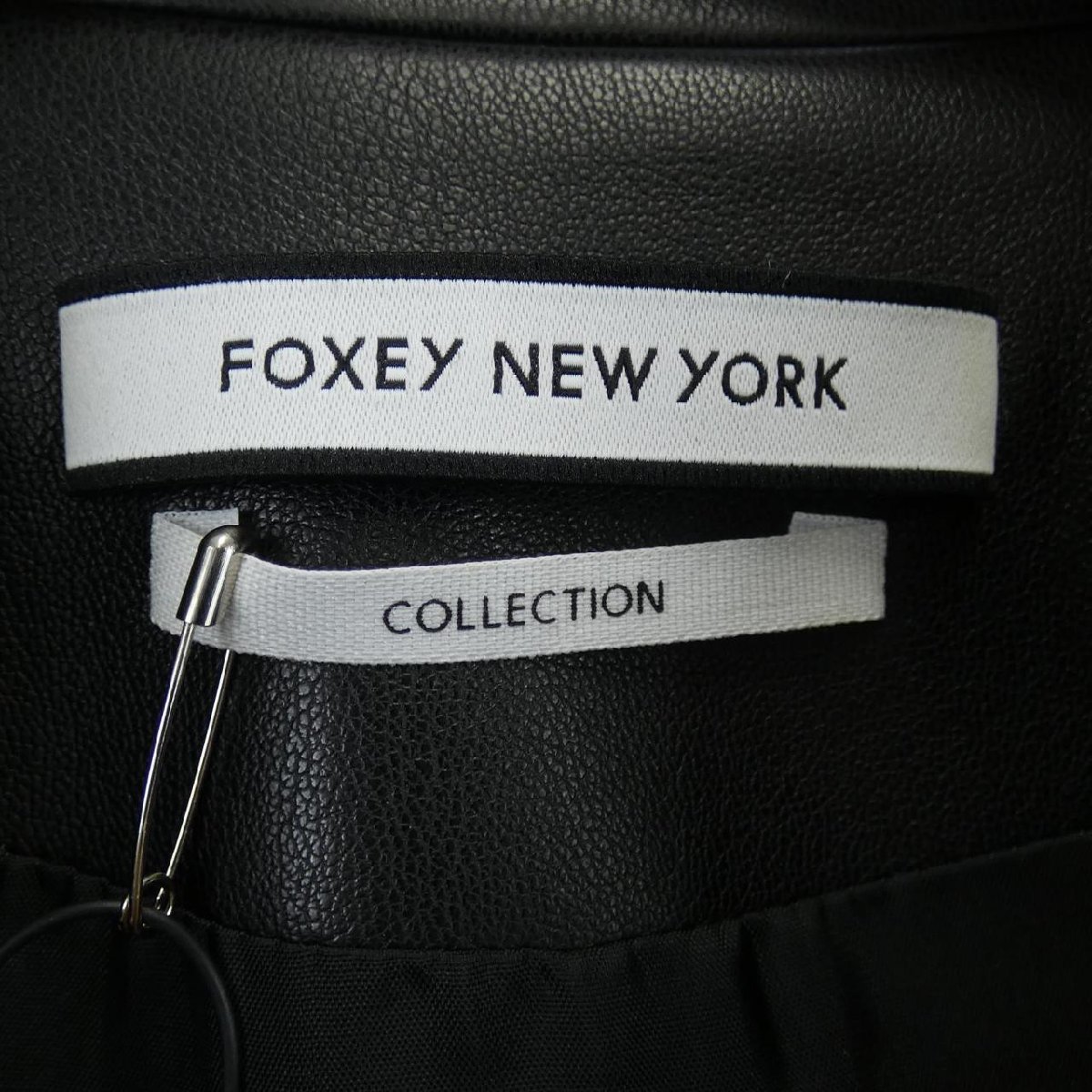 フォクシーニューヨーク FOXEY NEW YORK ライダースジャケット_画像4
