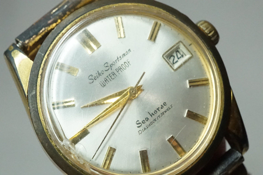 Seiko セイコー 腕時計T8　Sportsman スポーツマン　シーホース　SeaHorse　17石　タツノオトシゴ　ビンテージ　アンティーク_画像2