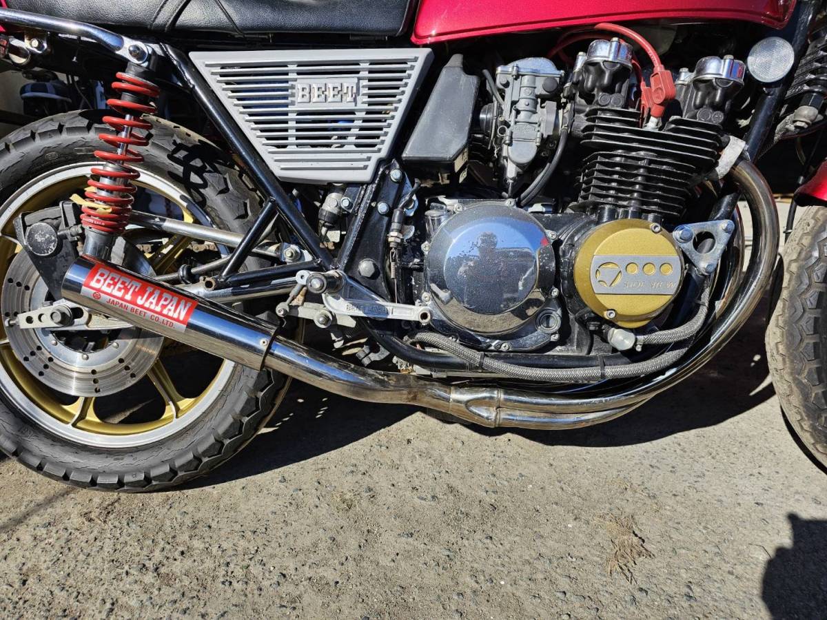 Z400FX BEET 初期手曲げタイプ ステンレス ワンオフマフラー Z400FX BEET 初期手曲げタイプ ステンレス ワンオフマフラー