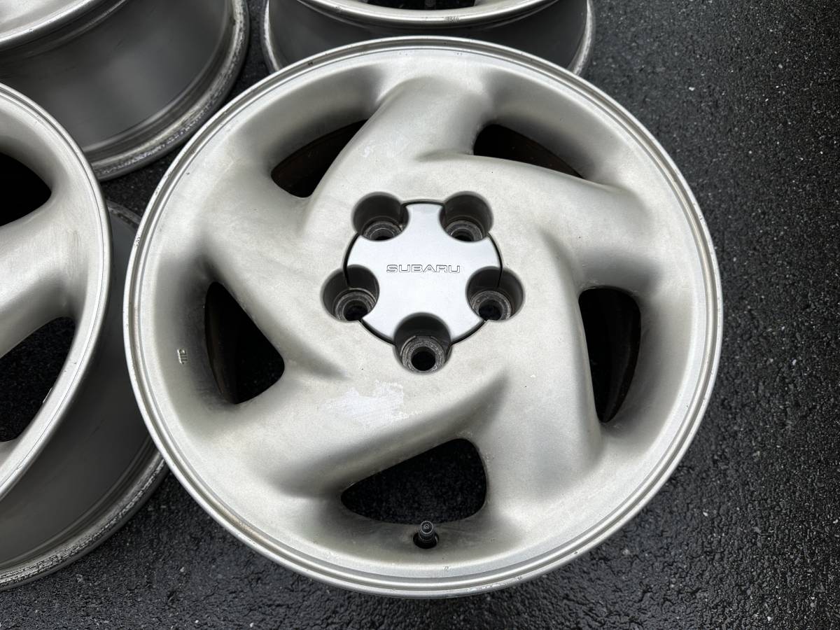 [ очень редкий ] Subaru оригинальный Alcyone 16 дюймовый (16X7.5+55)4 шт. комплект 