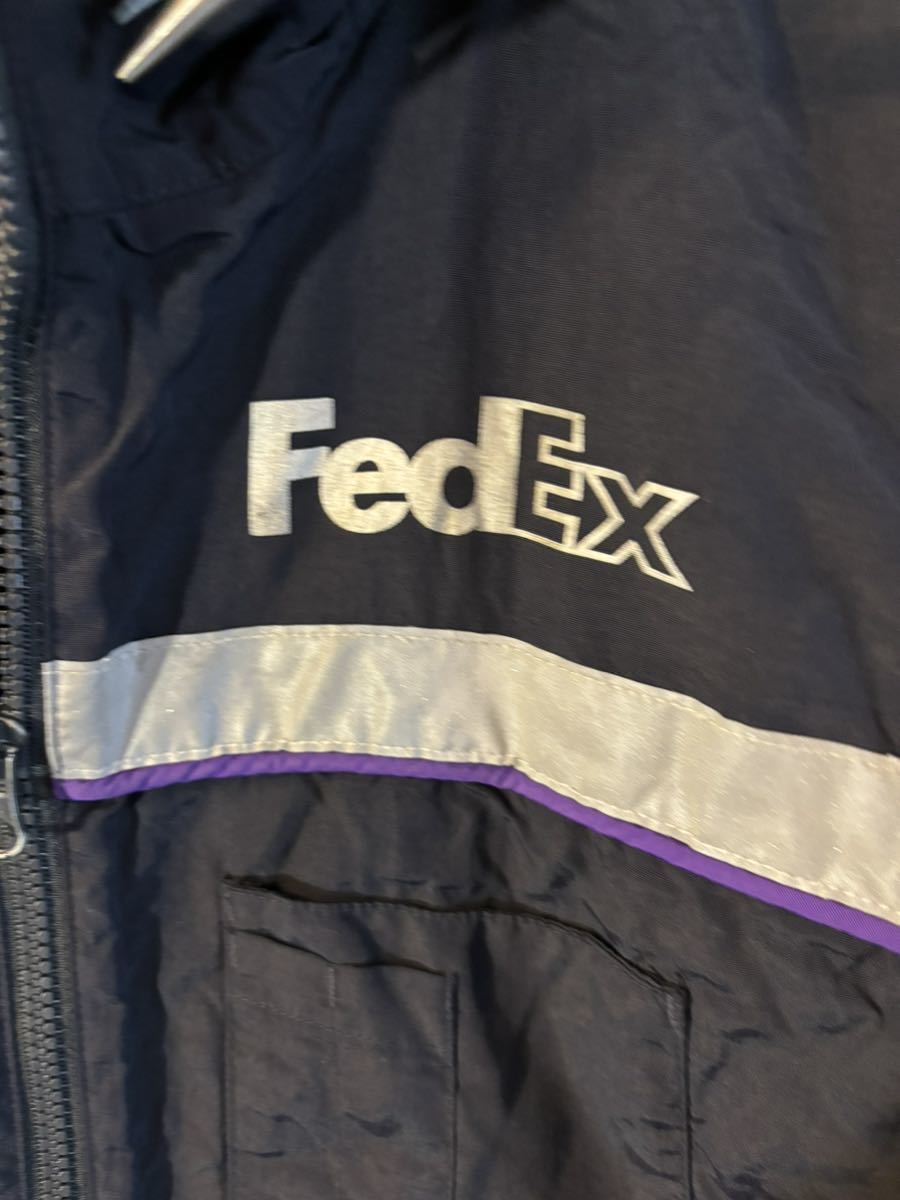 ワークベスト　フェデックス　FedEx リフレクター　サイズS Ｍ　アメリカ古着　企業系　_画像3