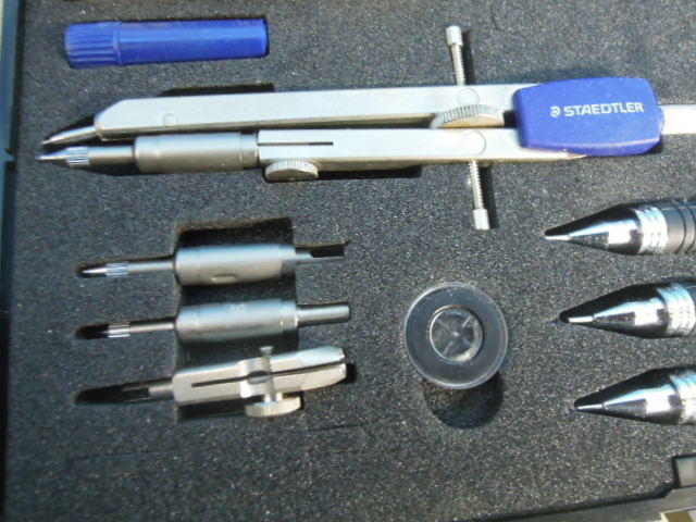 ●staedtler コンパス　シャープペン　セット※ジャンク■６０_画像3