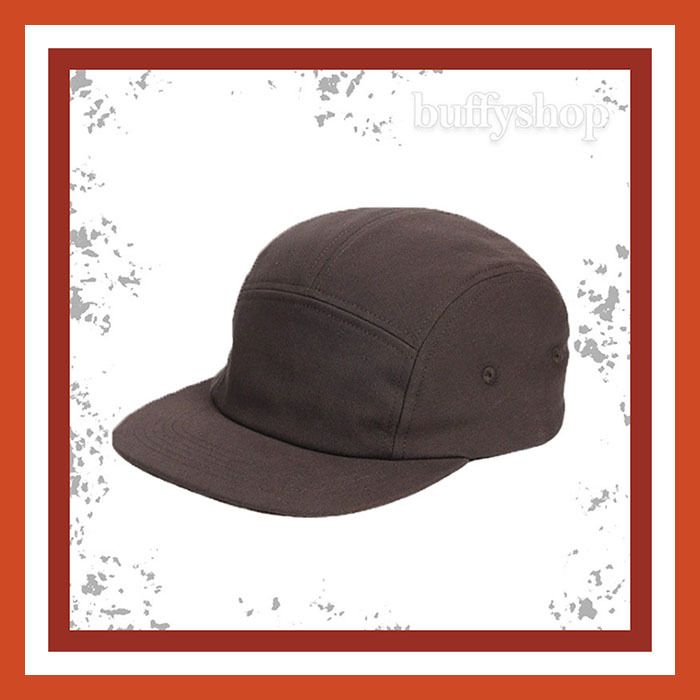 C099 ジェットキャップ　コットン　大きい　帽子　大きめ　茶色 s4k(2)