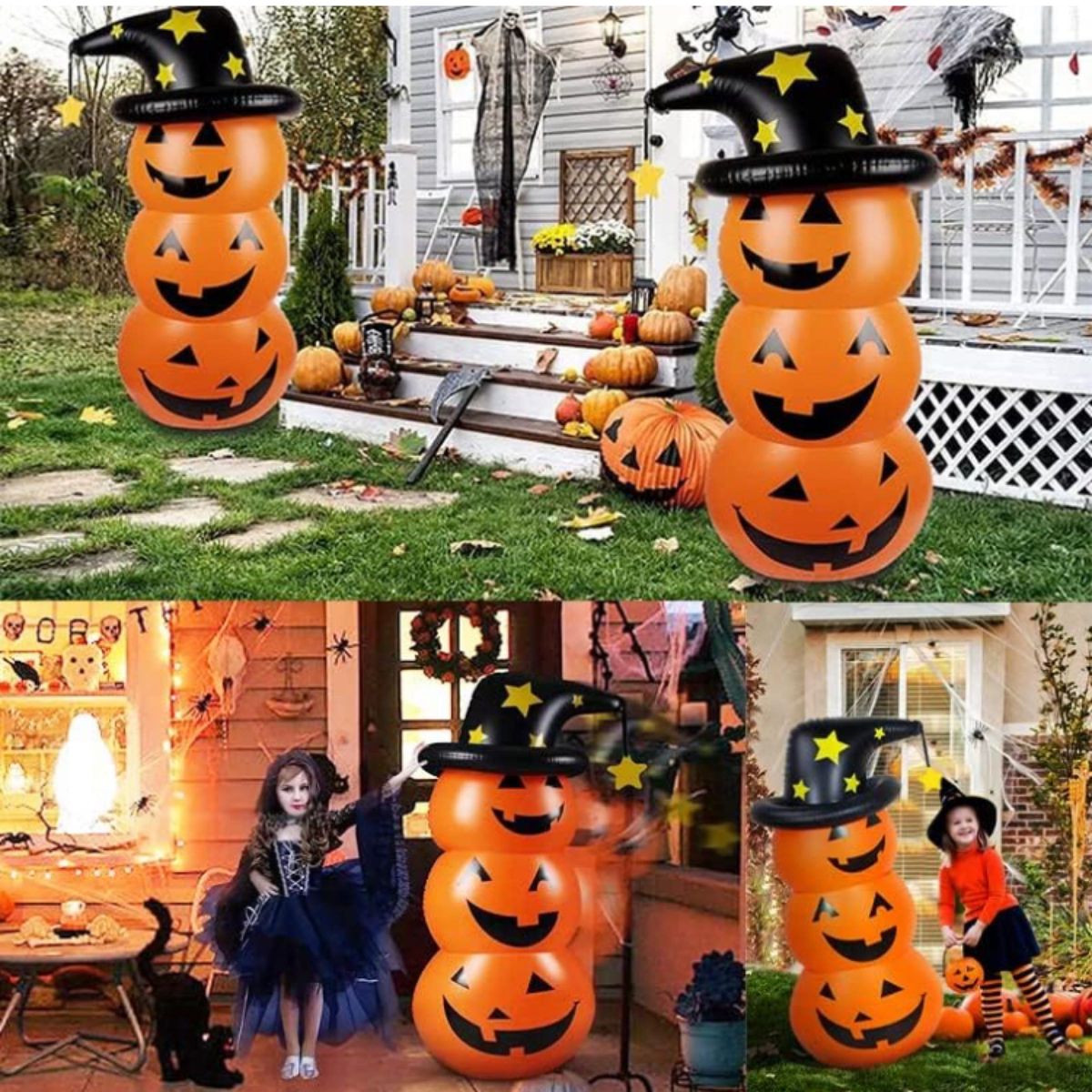 難あり！　ハロウィン 飾り　ディスプレイ　膨らむ カボチャ　ロッキング　 かぼちゃ パンプキン バルーン パーティー